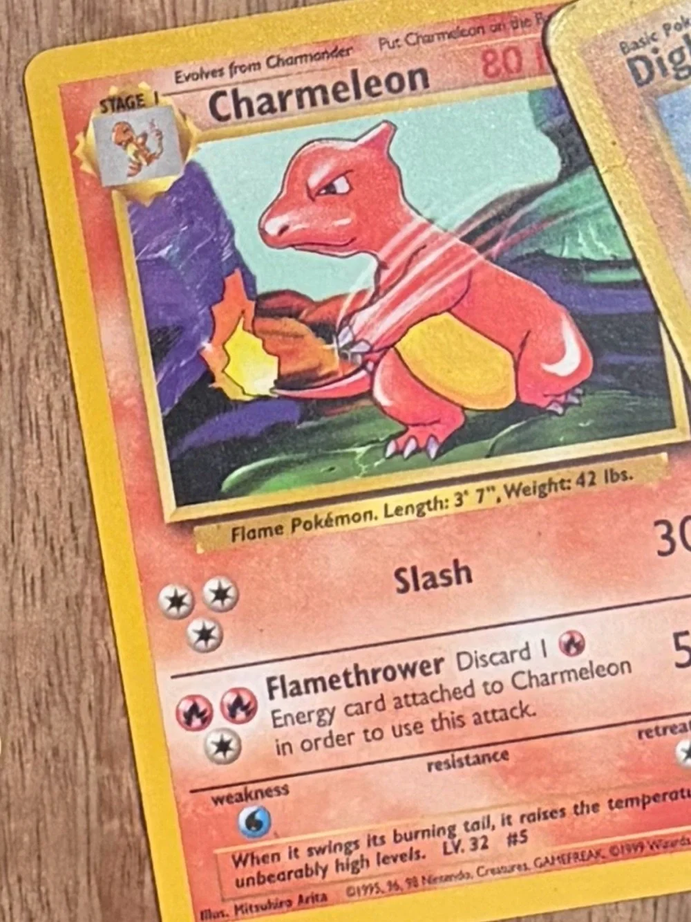 Vintage 90s pokemon Assorted Trading Cards - Yellow-Edged Collector Set